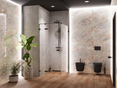 Montaż kabiny prysznicowej i baterii łazienkowej